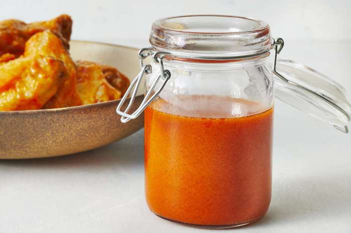 Recipe chicken wing sauce