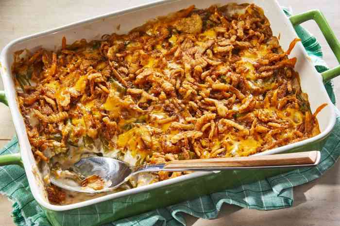 Recipe for green bean casserole with soy sauce