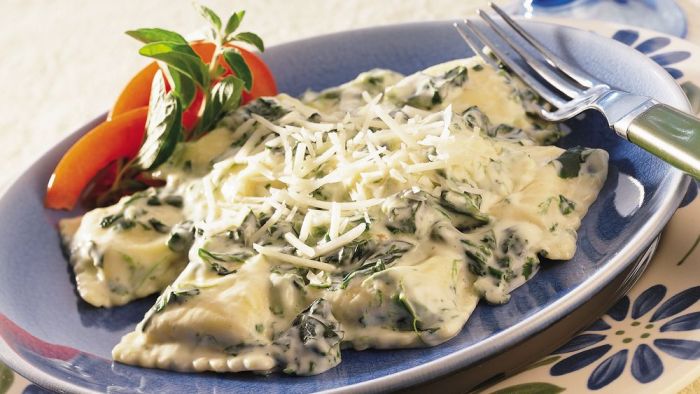 Ravioli recipe alfredo sauce