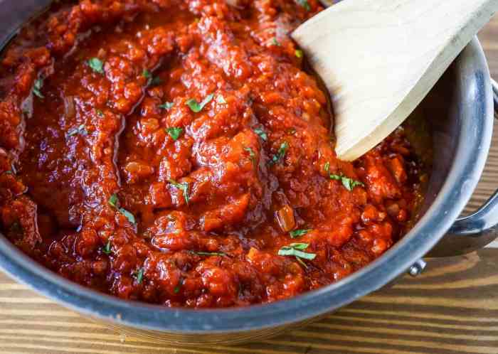 Recipe for italian sauce