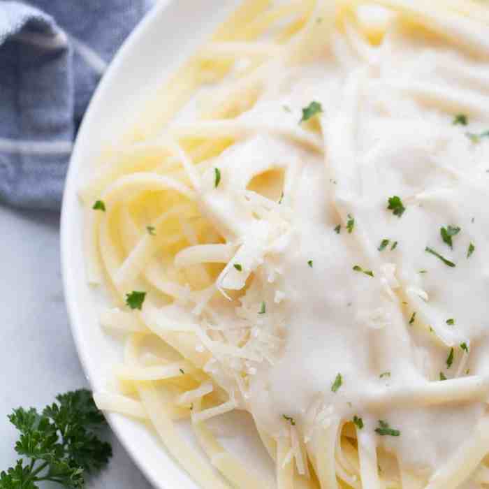 Recipe for healthy alfredo sauce