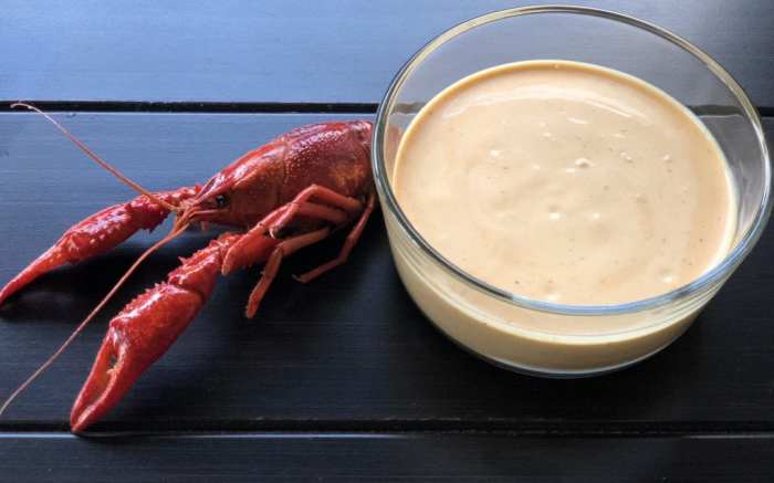 Recipe for crawfish dipping sauce