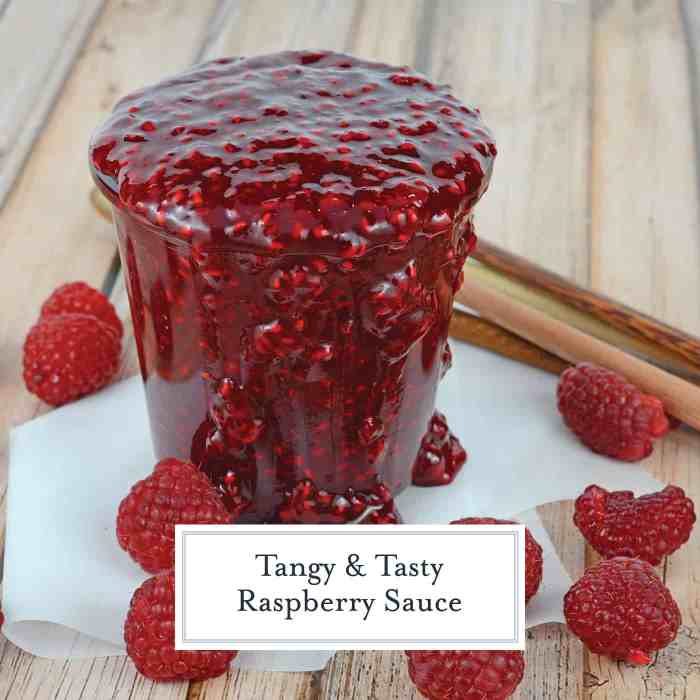 Raspberry sauce recipe for cake