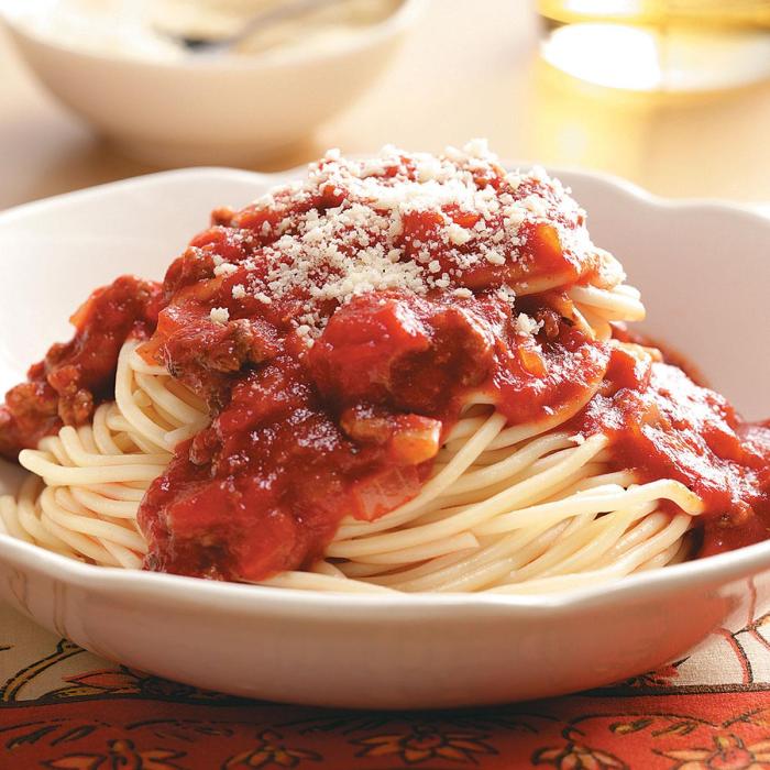 Recipe for spaghetti sauce from scratch