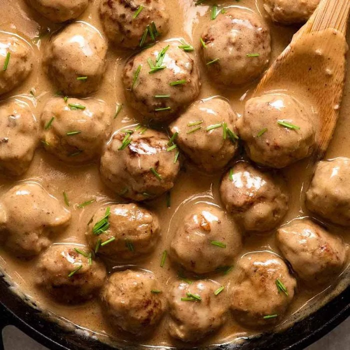 Recipe for swedish meatballs sauce