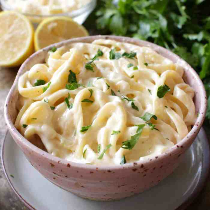 Recipe for healthy alfredo sauce