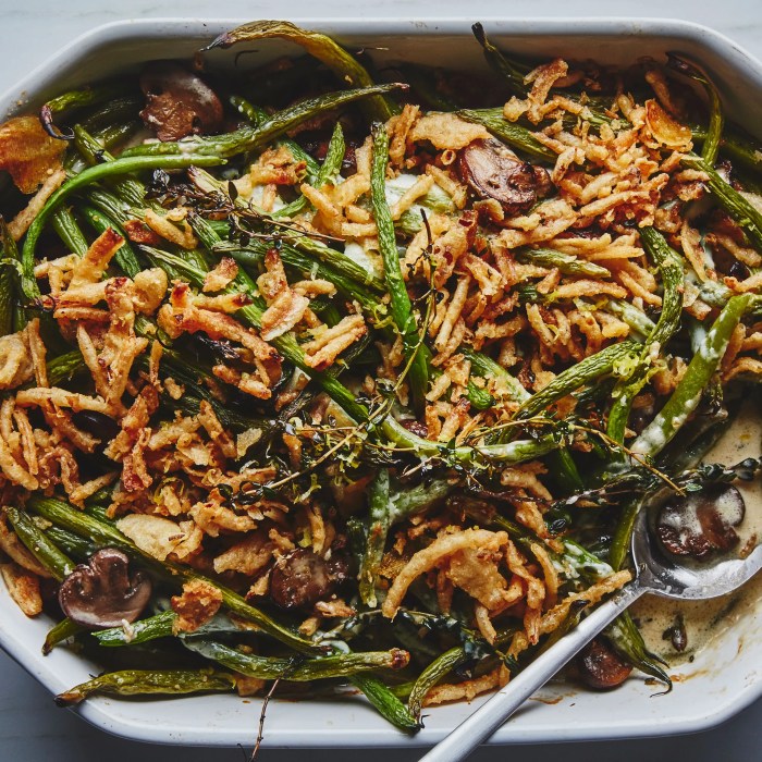 Recipe for green bean casserole with soy sauce