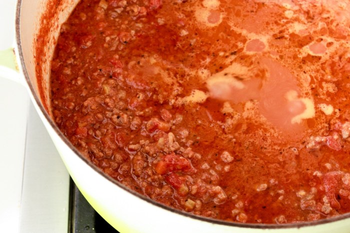 Recipe bolognese meat sauce