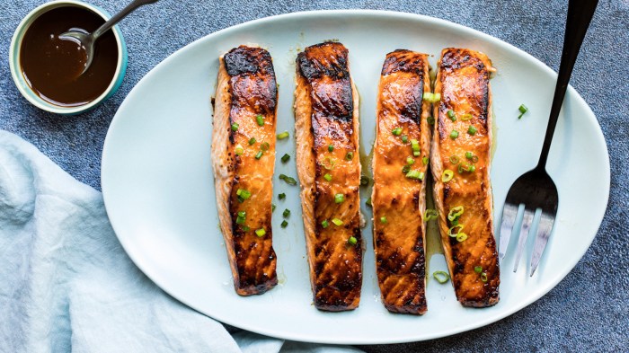 Recipe for bourbon sauce for salmon