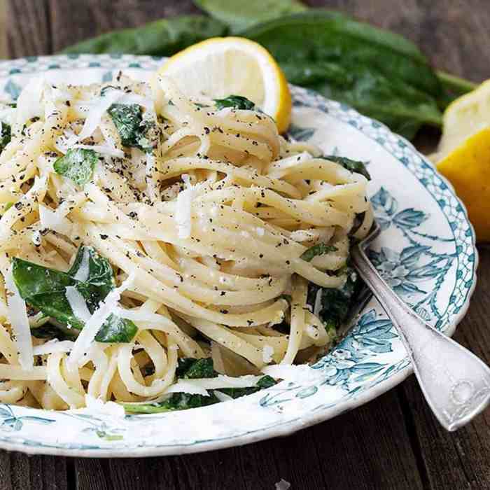 Recipe for lemon pasta sauce