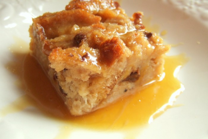 Recipe for bread pudding with bourbon sauce