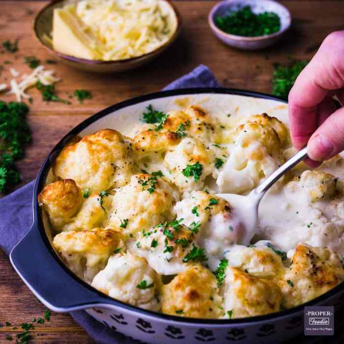 Recipe cheese sauce for cauliflower